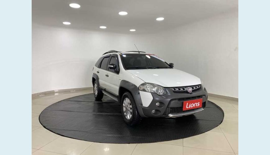 FIAT PALIO WEEKEND ADVENTURE 1.8 16V FLEX - BRANCO - 2014 Foto 3 (Grande)