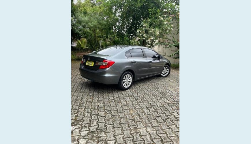 HONDA CIVIC LXS - CINZA - 2014 Foto 3 (Grande)