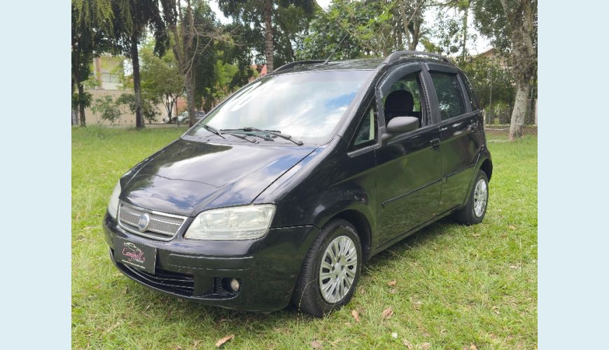 FIAT IDEA ELX 1.4 MPI FIRE FLEX 8V 5P - PRETO - 2006 Foto 3 (Grande)