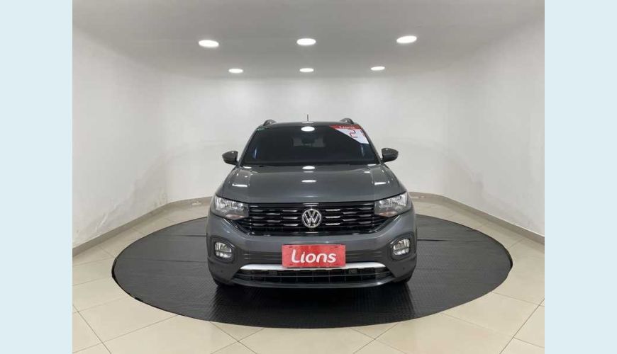VOLKSWAGEN T-CROSS 1.0 200 TSI COMFORTLINE AUT. FLEX - CINZA - 2021 Foto 3 (Grande)