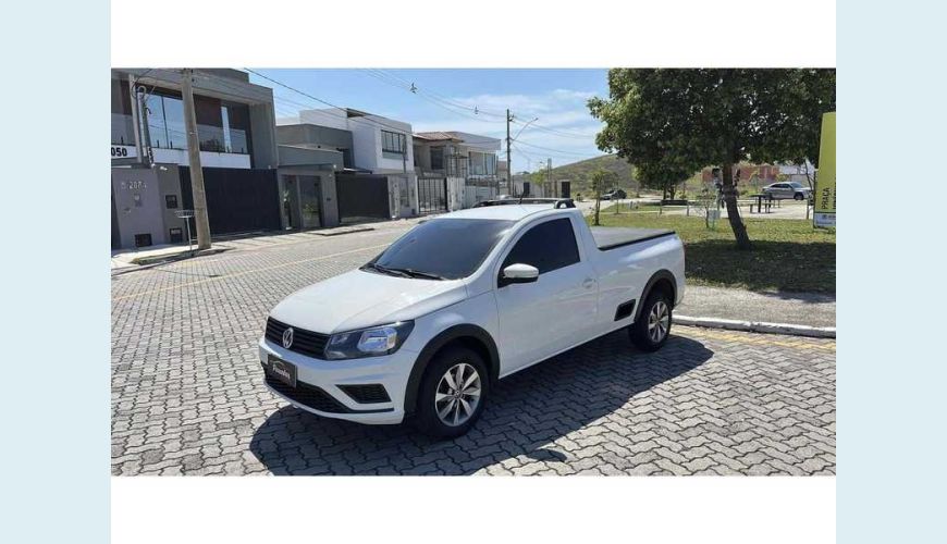 VOLKSWAGEN SAVEIRO TRENDLINE 1.6 MSI CS FLEX - BRANCO - 2021 Foto 3 (Grande)