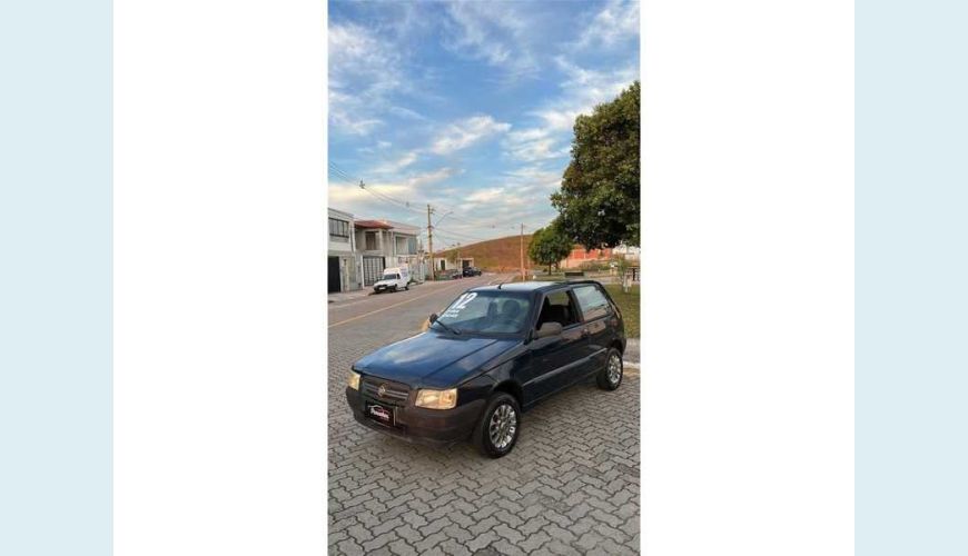 FIAT UNO MILLE FIRE ECONOMY 1.0 FLEX 4P - AZUL - 2012 Foto 3 (Grande)