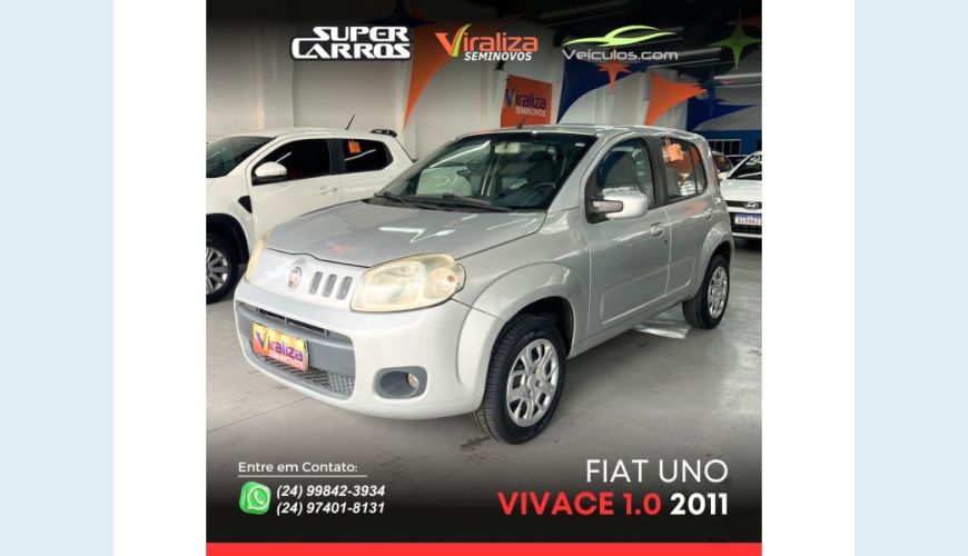 FIAT UNO - PRATA - 2011 Foto 3 (Grande)