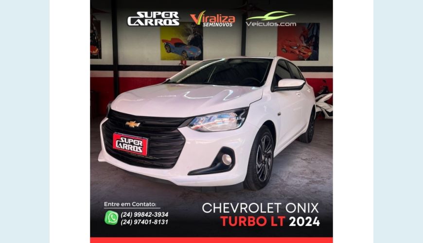 CHEVROLET ONIX - BRANCO - 2024 Foto 3 (Grande)