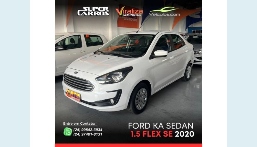 FORD KA - BRANCO - 2020 Foto 3 (Grande)