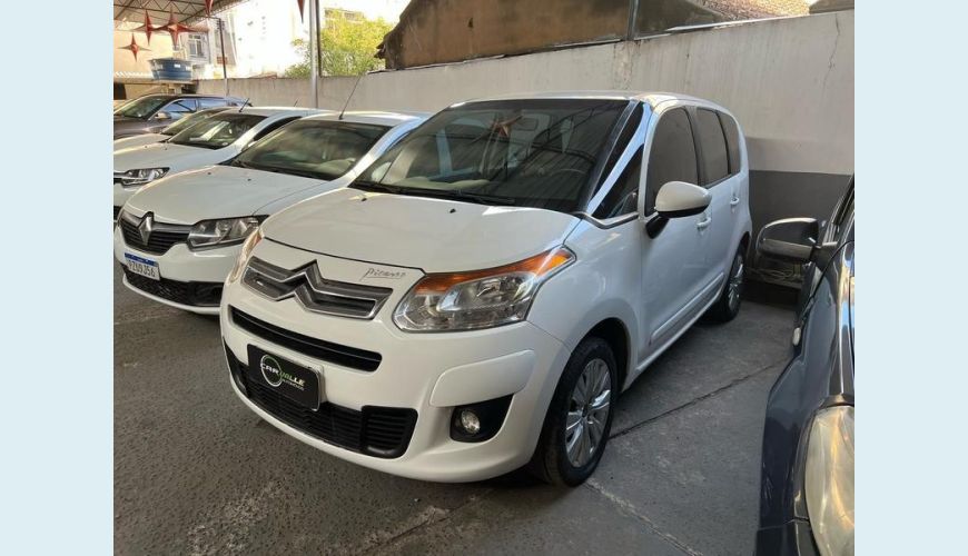CITROËN C3 PICASSO GLX 1.5 FLEX 8V 5P MEC - BRANCO - 2014 Foto 3 (Grande)