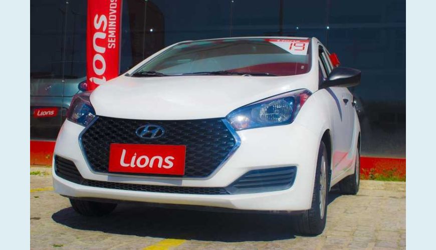 HYUNDAI HB 20 1.0 UNIQUE (FLEX) - BRANCO - 2019 Foto 3 (Grande)