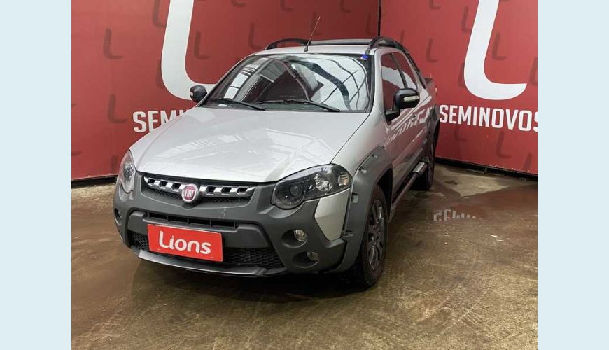 FIAT STRADA ADVENTURE 1.8 16V FLEX CD - PRATA - 2011 Foto 3 (Grande)