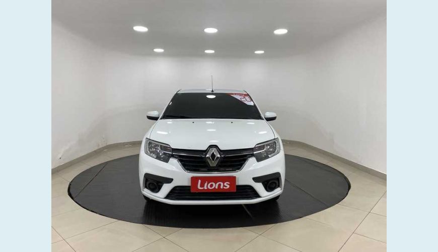 RENAULT LOGAN ZEN 1.0 12V SCE (FLEX) - BRANCO - 2020 Foto 3 (Grande)