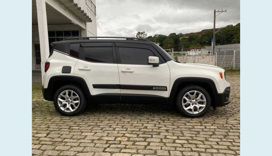 JEEP RENEGADE LONGITUDE 1.8 4X2 AUT. FLEX - BRANCO - 2016 Foto 3 (Grande)