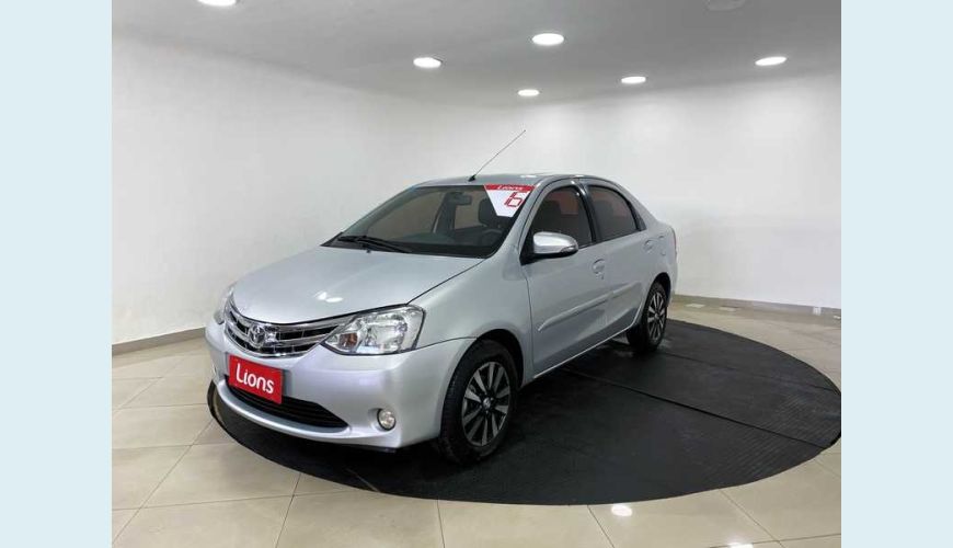 TOYOTA ETIOS SEDAN XLS 1.5 (FLEX) - PRATA - 2016 Foto 3 (Grande)