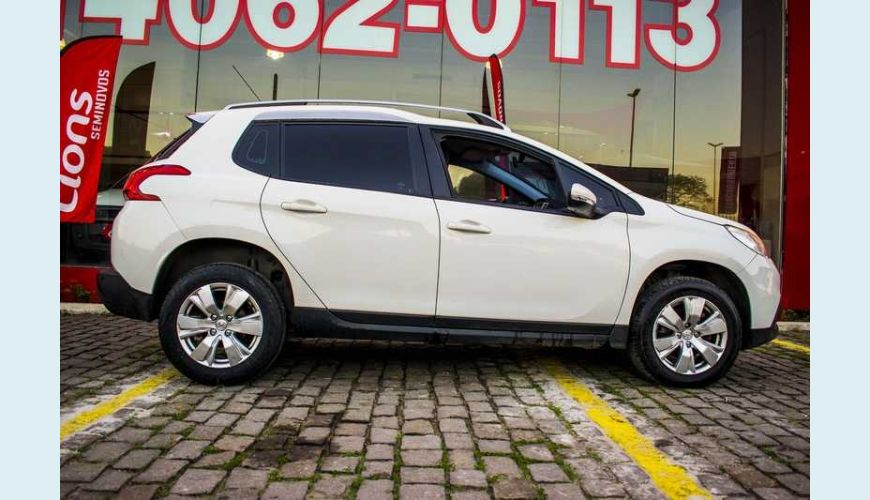 PEUGEOT 2008 ALLURE 1.6 16V FLEX - BRANCO - 2016 Foto 3 (Grande)