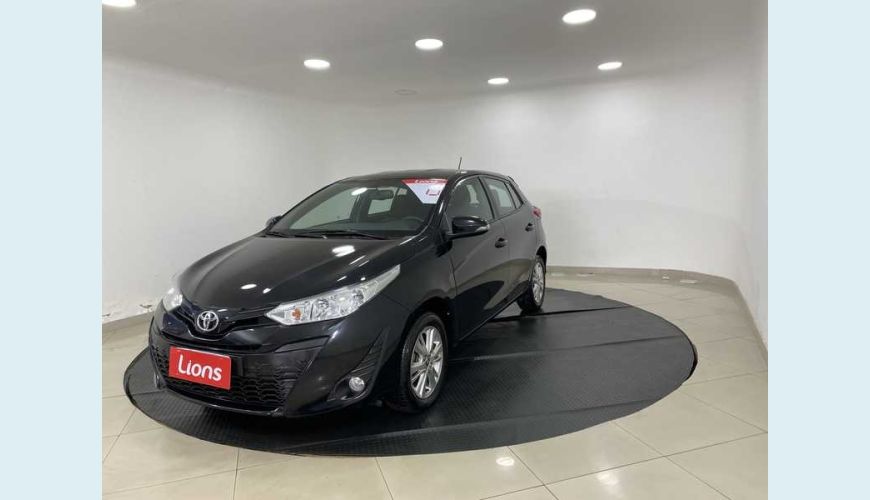 TOYOTA YARIS 1.3 XL PLUS TECH CVT (FLEX) - PRETO - 2019 Foto 3 (Grande)