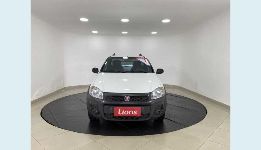 FIAT STRADA HARD WORKING 1.4 (FLEX) (CABINE SIMPLES) - BRANCO - 2018 Foto 3 (Grande)