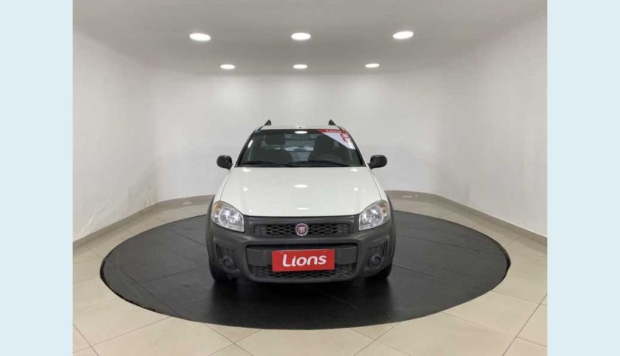 FIAT STRADA HARD WORKING 1.4 (FLEX) (CABINE SIMPLES) - BRANCO - 2018 Foto 3 (Grande)