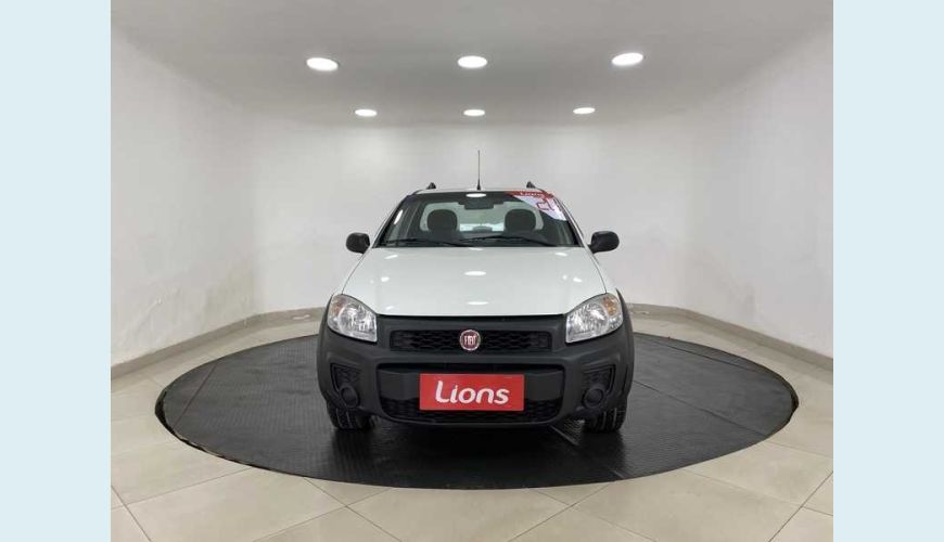 FIAT STRADA HARD WORKING 1.4 (FLEX) (CABINE SIMPLES) - BRANCO - 2019 Foto 3 (Grande)
