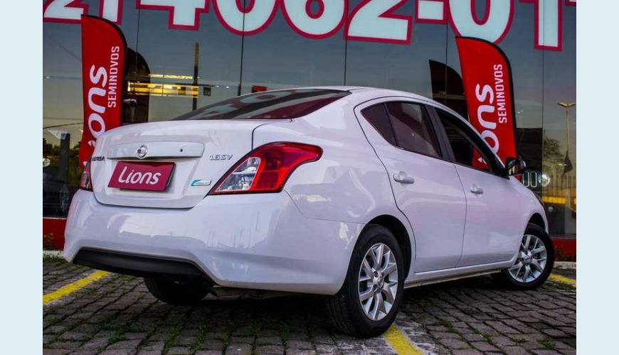 NISSAN VERSA 1.6 16V SV FLEXSTART CVT FLEX - BRANCO - 2018 Foto 3 (Grande)