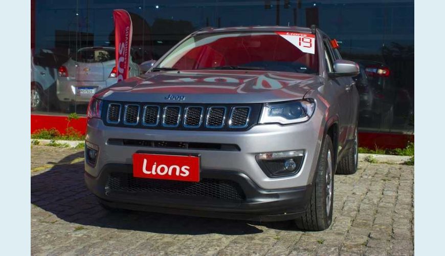 JEEP COMPASS 2.0 LONGITUDE 4X2 (AUT) (FLEX) - PRATA - 2019 Foto 3 (Grande)