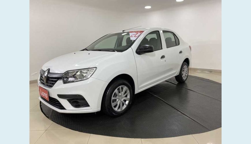 RENAULT LOGAN ZEN 1.0 12V SCE (FLEX) - BRANCO - 2020 Foto 3 (Grande)