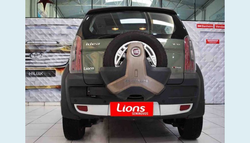 FIAT IDEA ADVENTURE 1.8 16V E.TORQ (FLEX) - VERDE - 2013 Foto 3 (Grande)