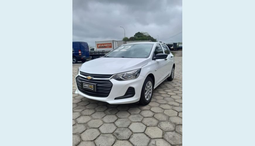 CHEVROLET ONIX 1.0 TURBO FLEX LT AUT. ( 3000 KM) - BRANCO - 2022 Foto 3 (Grande)
