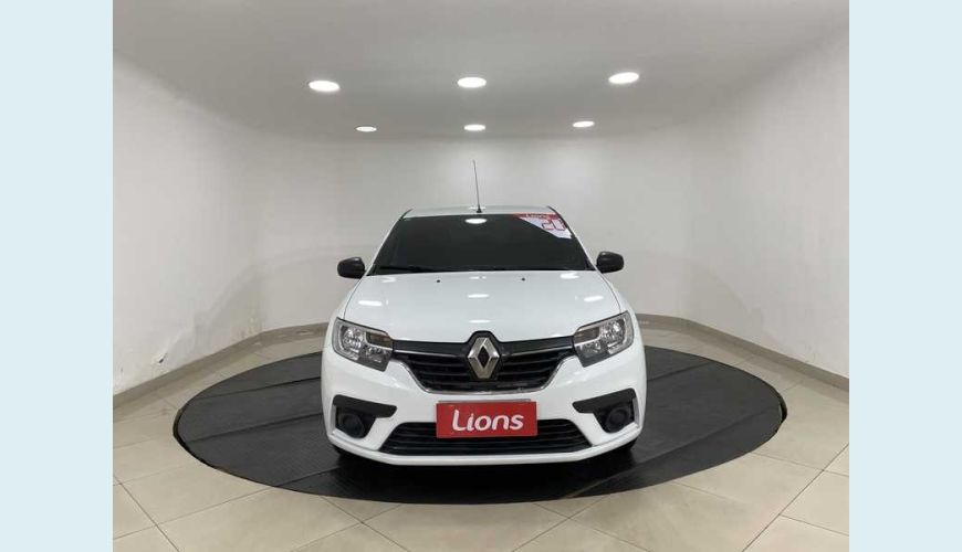 RENAULT LOGAN ZEN 1.0 12V SCE (FLEX) - BRANCO - 2020 Foto 3 (Grande)