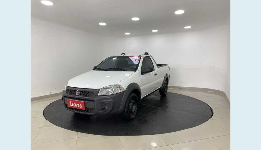 FIAT STRADA HARD WORKING 1.4 (FLEX) (CABINE SIMPLES) - BRANCO - 2018 Foto 3 (Grande)