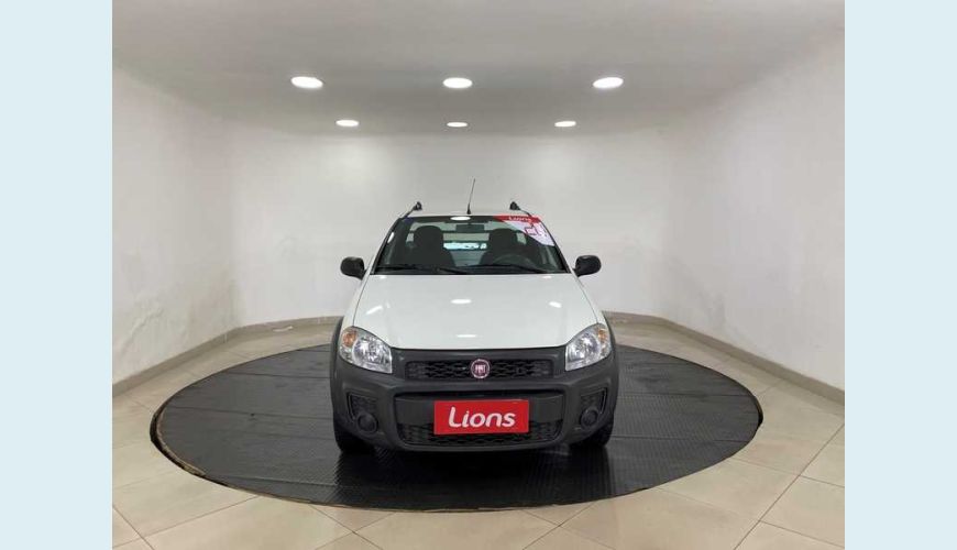 FIAT STRADA HARD WORKING 1.4 (FLEX) (CABINE SIMPLES) - BRANCO - 2020 Foto 3 (Grande)