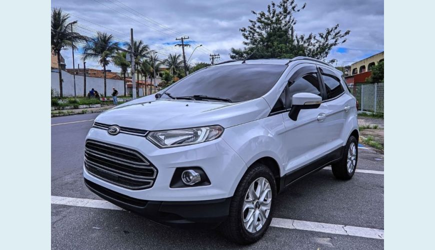 FORD ECOSPORT TITANIUM 1.6 16V FLEX MANUAL 4P - BRANCO - 2014 Foto 3 (Grande)