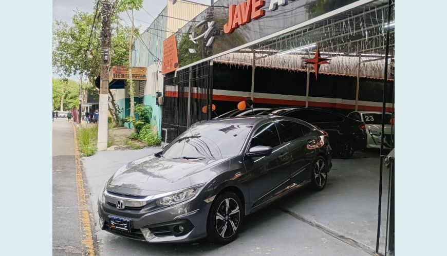 HONDA CIVIC SEDAN EXL 2.0 FLEX 16V AUT.4P - CINZA - 2019 Foto 3 (Grande)
