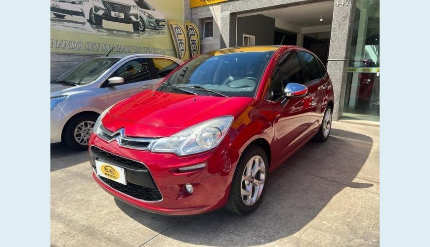 CITROËN C3 120A EXCLUSIV - VERMELHO - 2014 Foto 3 (Grande)