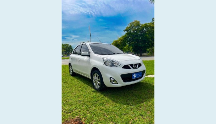 NISSAN MARCH SV 1.6 16V FLEXSTART 5P AUT. - BRANCO - 2017 Foto 3 (Grande)