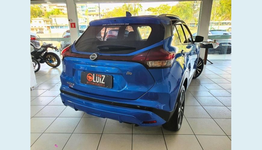 NISSAN KICKS ADVANCE 1.6 FLEX AUT. 4P - AZUL - 2022 Foto 3 (Grande)