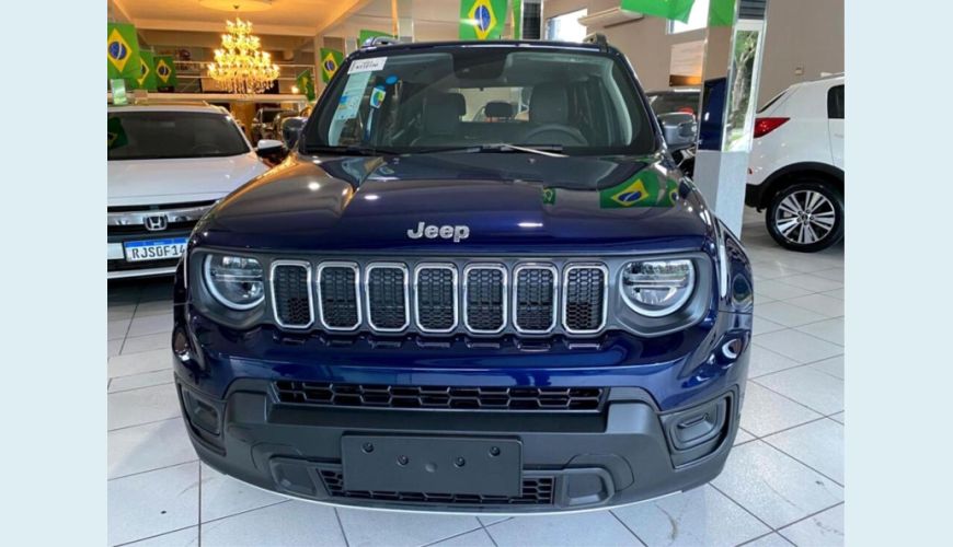 JEEP RENEGADE LONGITUDE T270 1.3 FLEX AUT. 4P - AZUL - 2025 Foto 3 (Grande)
