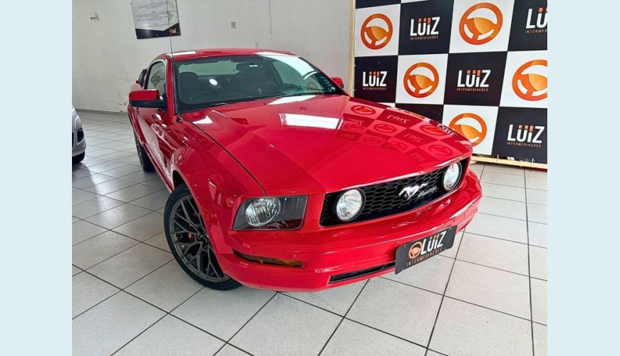 FORD MUSTANG COUPE 3.7 V6 MANUAL 2P - VERMELHO - 2008 Foto 3 (Grande)