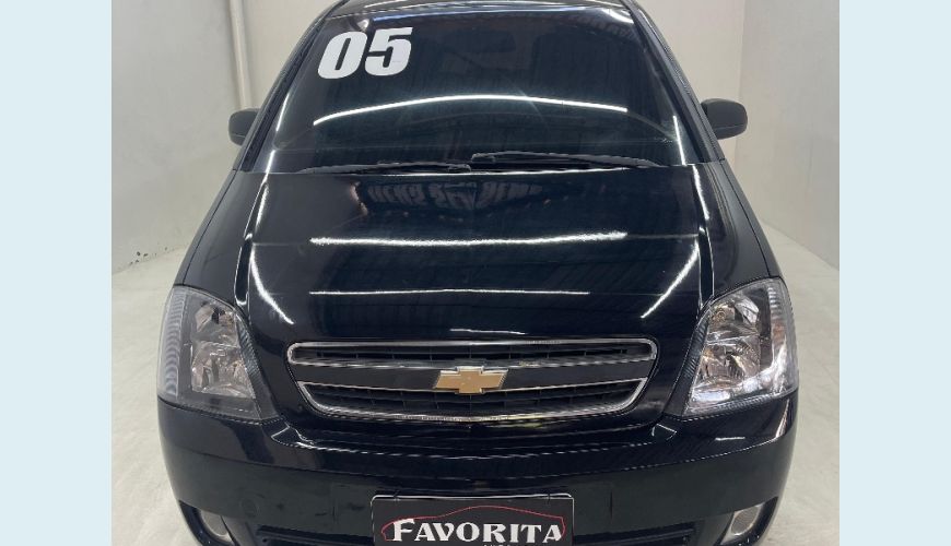 CHEVROLET MERIVA MAXX 1.8 MPFI 8V FLEX MANUAL 4P - PRETO - 2005 Foto 3 (Grande)