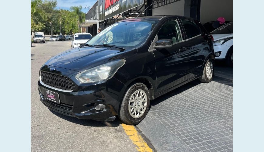 FORD KA S 1.0 FLEX MANUAL 4P - PRETO - 2015 Foto 3 (Grande)