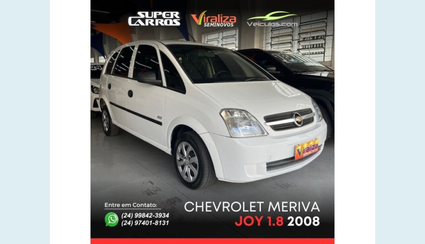 CHEVROLET MERIVA FLEX MANUAL 4P - BRANCO - 2008 Foto 3 (Grande)