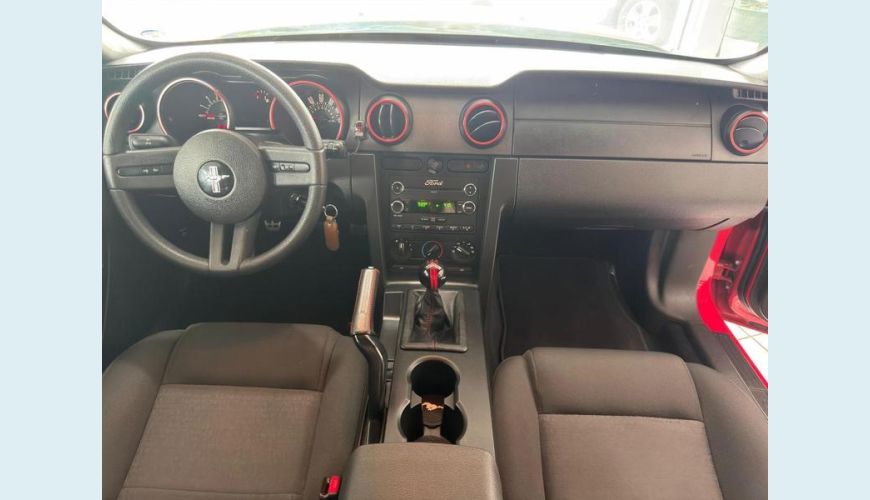 FORD MUSTANG COUPE 3.7 V6 MANUAL 2P - VERMELHO - 2008 Foto 3 (Grande)