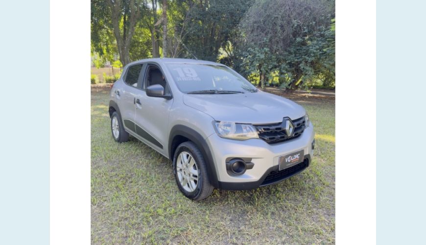 RENAULT KWID FLEX MANUAL 4P - PRATA - 2019 Foto 3 (Grande)