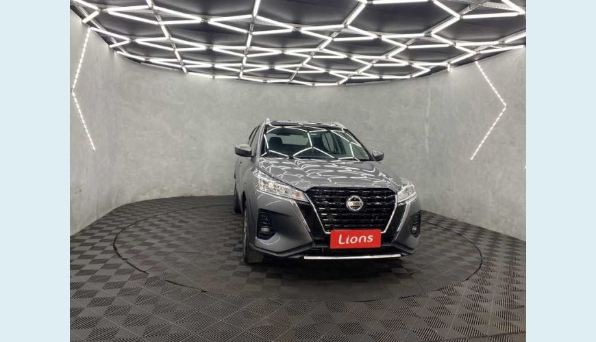 NISSAN KICKS SENSE 1.6 FLEX AUT. 4P - CINZA - 2022 Foto 3 (Grande)