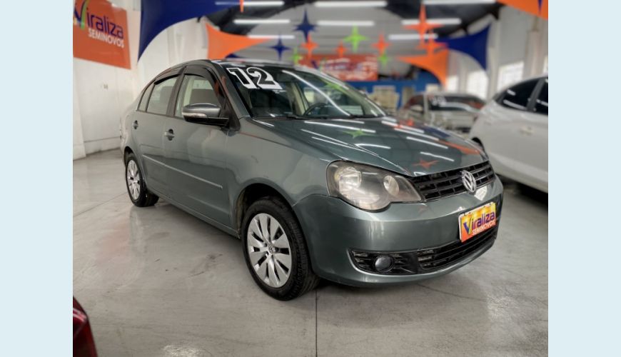 VOLKSWAGEN POLO SEDAN FLEX MANUAL 4P - CINZA - 2012 Foto 3 (Grande)
