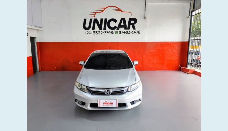 HONDA CIVIC FLEX MANUAL 4P - PRATA - 2014 Foto 3 (Grande)