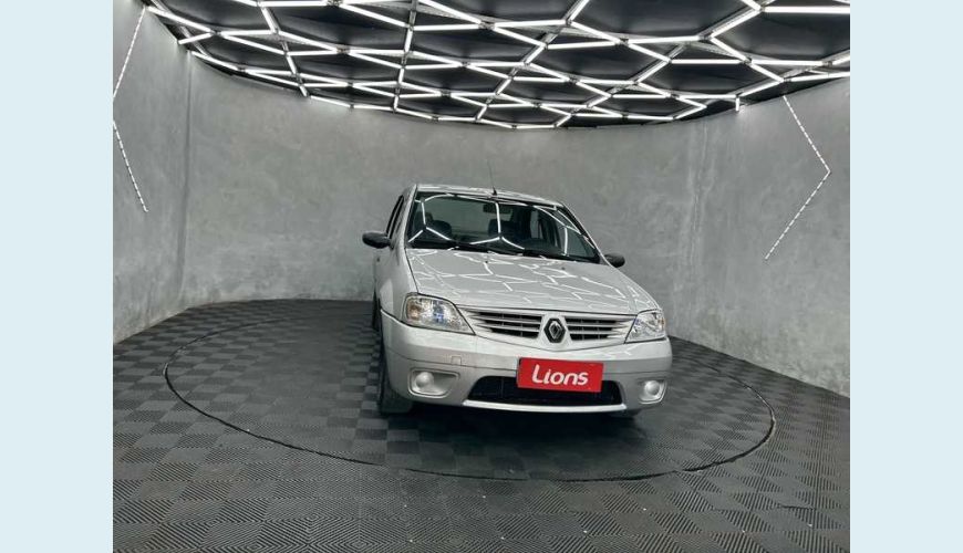 RENAULT LOGAN EXPRESSION 1.6 8V FLEX MANUAL 4P - PRATA - 2009 Foto 3 (Grande)