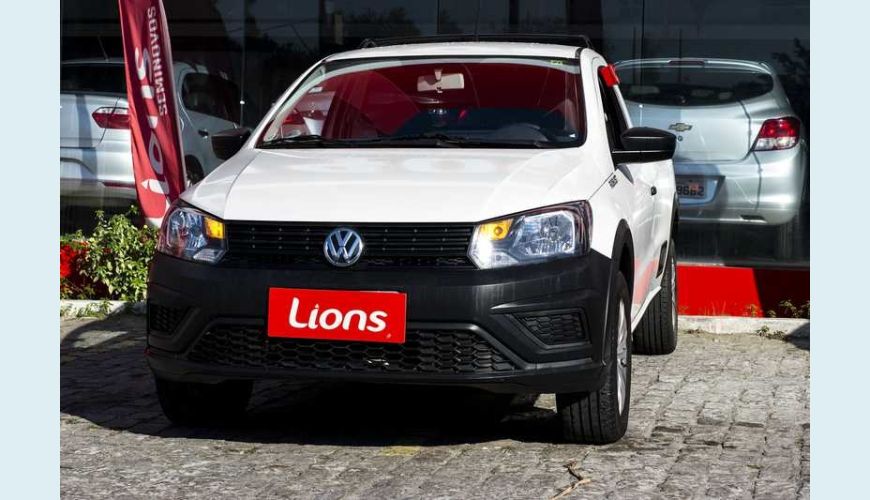 VOLKSWAGEN SAVEIRO ROBUST 1.6 MSI CS FLEX MANUAL 2P - BRANCO - 2019 Foto 3 (Grande)