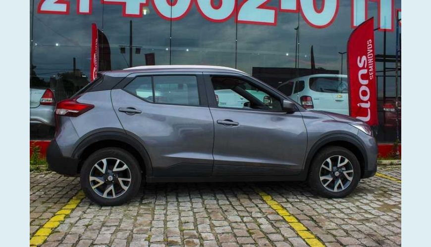 NISSAN KICKS SL 1.6 FLEX AUT. 4P - CINZA - 2018 Foto 3 (Grande)