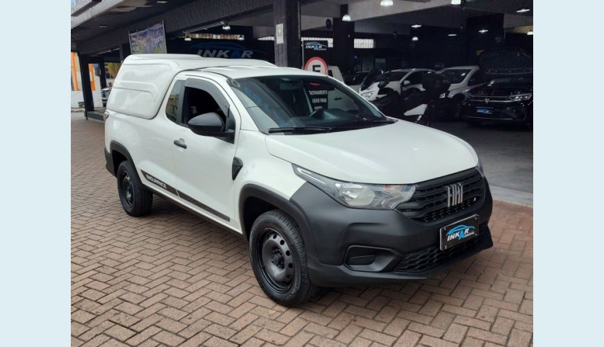 FIAT STRADA FLEX MANUAL 2P - BRANCO - 2023 Foto 3 (Grande)