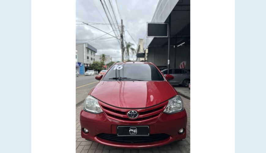 TOYOTA ETIOS - VERMELHO - 2016 Foto 3 (Grande)