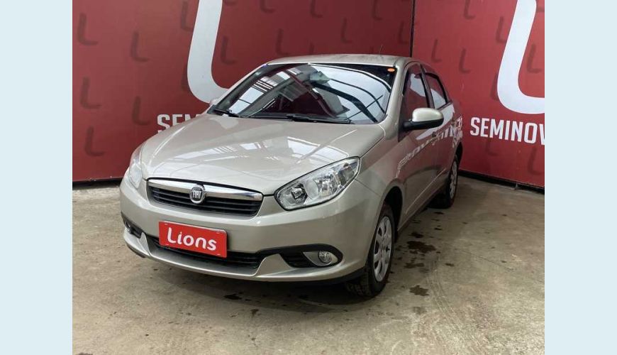 FIAT GRAND SIENA EVO ATTRACTIVE 1.4 8V FLEX MANUAL 4P - BEGE - 2013 Foto 3 (Grande)