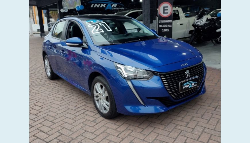 PEUGEOT 208 FLEX AUT. 4P - AZUL - 2021 Foto 3 (Grande)